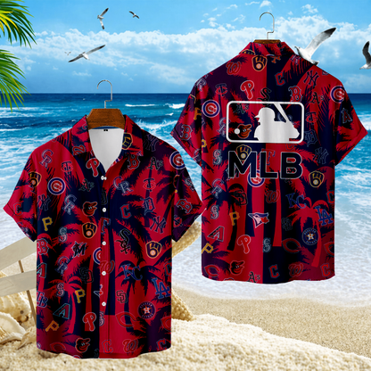 LIMITED EDITION - NEW CUSTOMIZED MLB32 BBA MLB ALL TEAMS UNISEX HAWAIIAN SHIRT