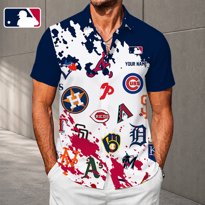 LIMITED EDITION - NEW CUSTOMIZED MLB32 MLB ALL TEAMS UNISEX HAWAIIAN SHIRT