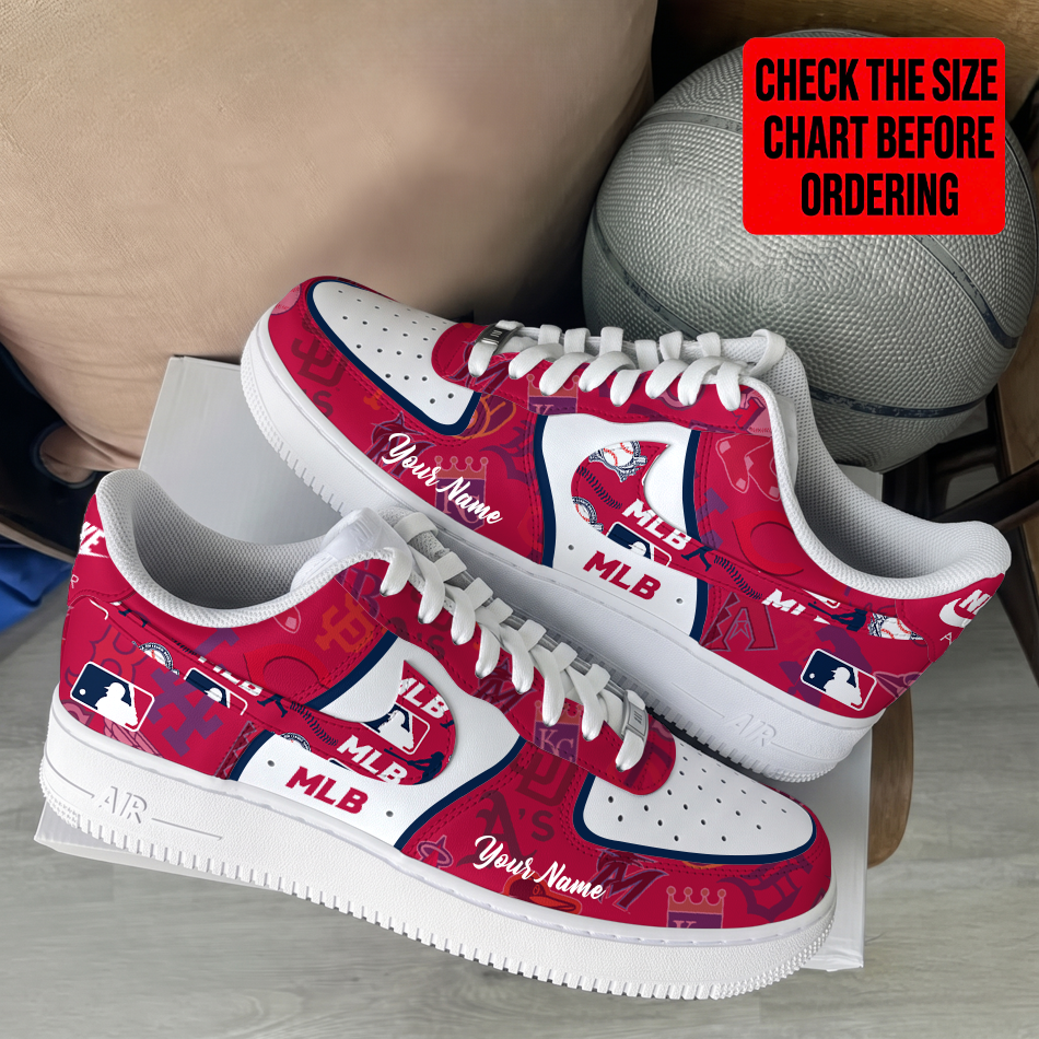 LIMITED EDITION - NEW CUSTOMIZED MLB32 ALL TEAMS AF1 SHOES