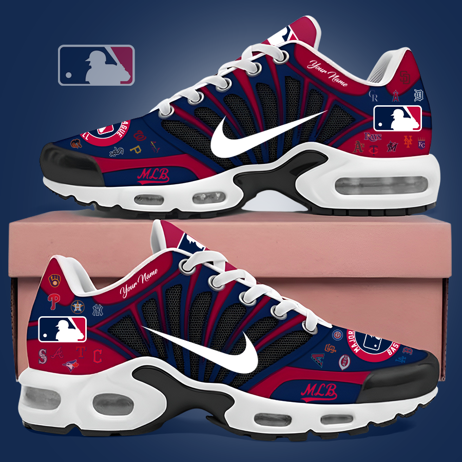 LIMITED EDITION - NEW CUSTOMIZED MLB32 MLB ALL TEAMS UNISEX AIR MAX PLUS SNEAKERS