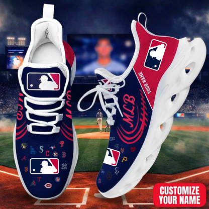 LIMITED EDITION - NEW CUSTOMIZED MLB32 MLB ALL TEAMS PREMIUM CLUNKY SNEAKERS