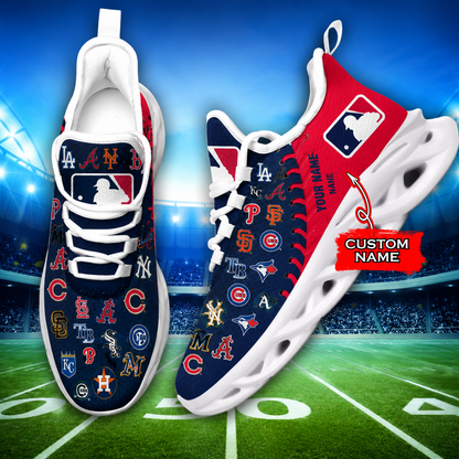 [FLASH SALE] NEW CUSTOMIZED MLB32 MLB ALL TEAMS MAX SOUL SHOES