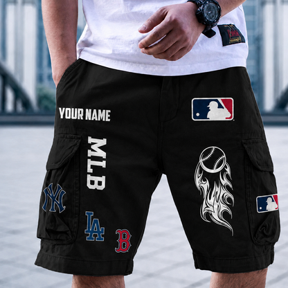 [FLASH SALE] NEW CUSTOMIZED MLB32 ALL TEAMS MEN'S CARGO SHORTS