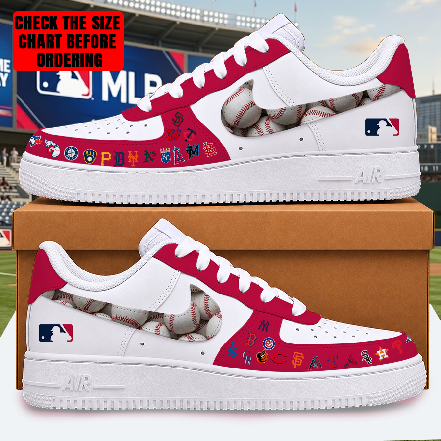 LIMITED EDITION - NEW CUSTOMIZED MLB32 ALL TEAMS AF1 SHOES