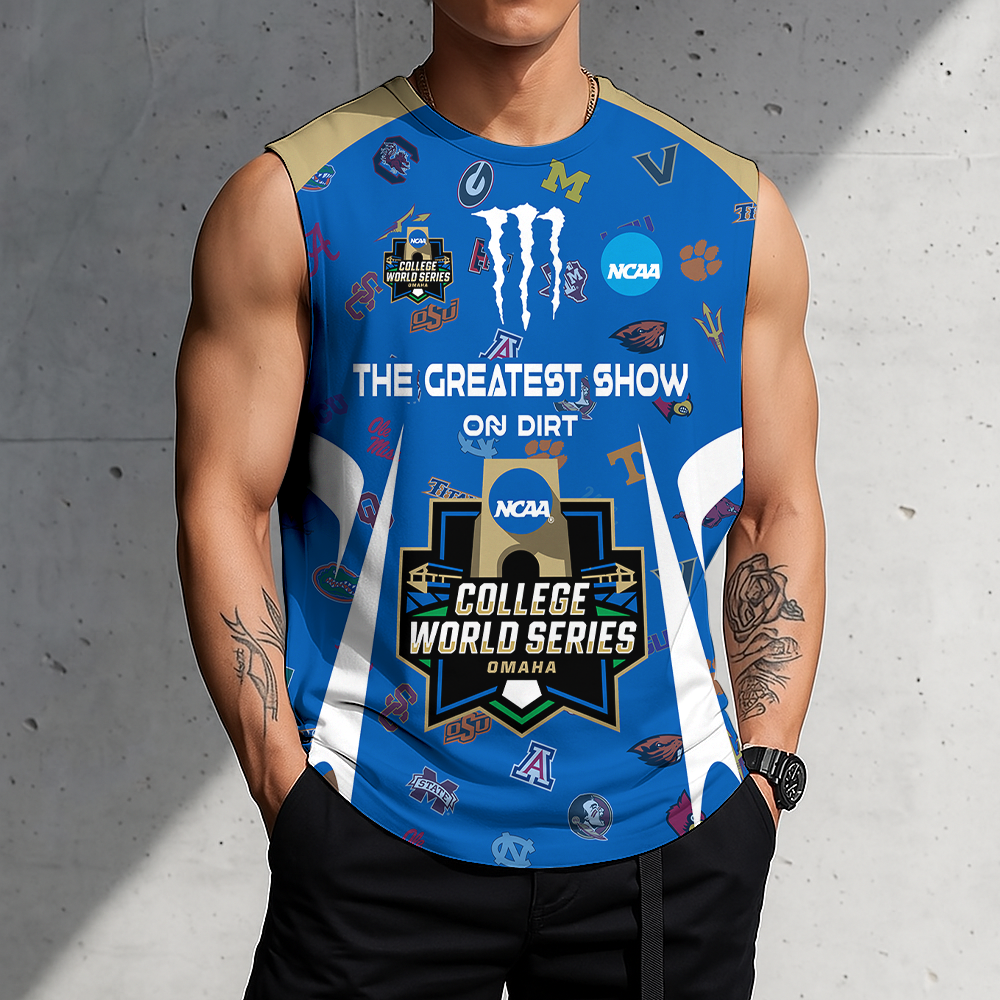 LIMITED DROP - NEW CUSTOMIZED | NCAA CWS32 BBC CWS ALL TEAMS MEN'S GYM SHIRT
