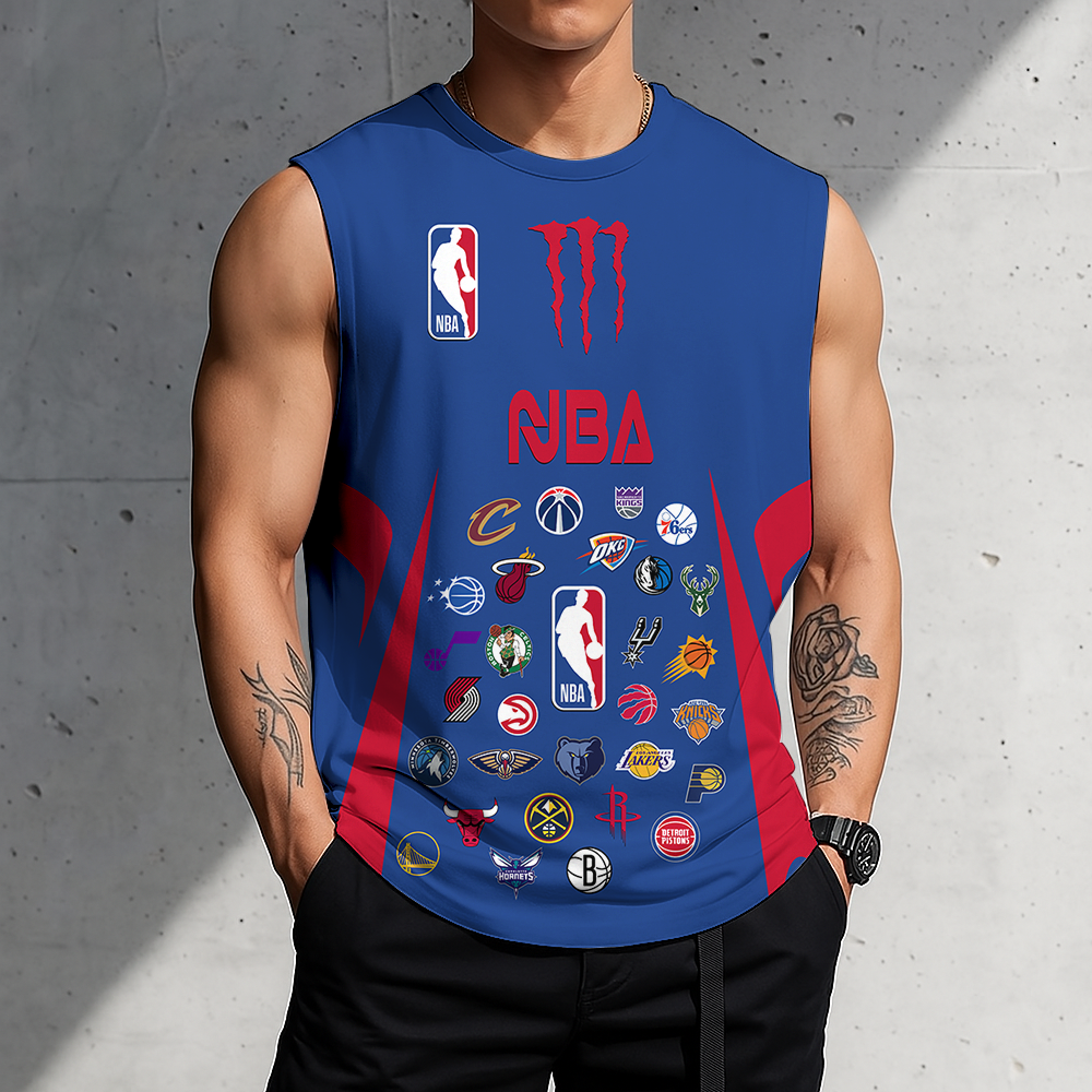 LIMITED EDITION - NEW CUSTOMIZED NBA32 BKA NBA ALL TEAMS MEN'S GYM SHIRT