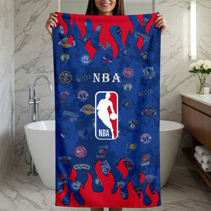 LIMITED EDITION - NEW CUSTOMIZED NBA32 NBA ALL TEAMS BEACH TOWEL FOR FAN