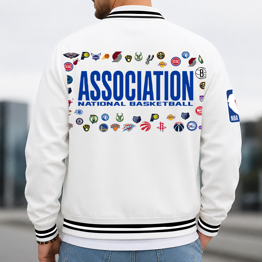 [HOT DEAL] NEW CUSTOMIZED NBA32 ALL TEAMS MULTICOLOR MEN'S CASUAL JACKET