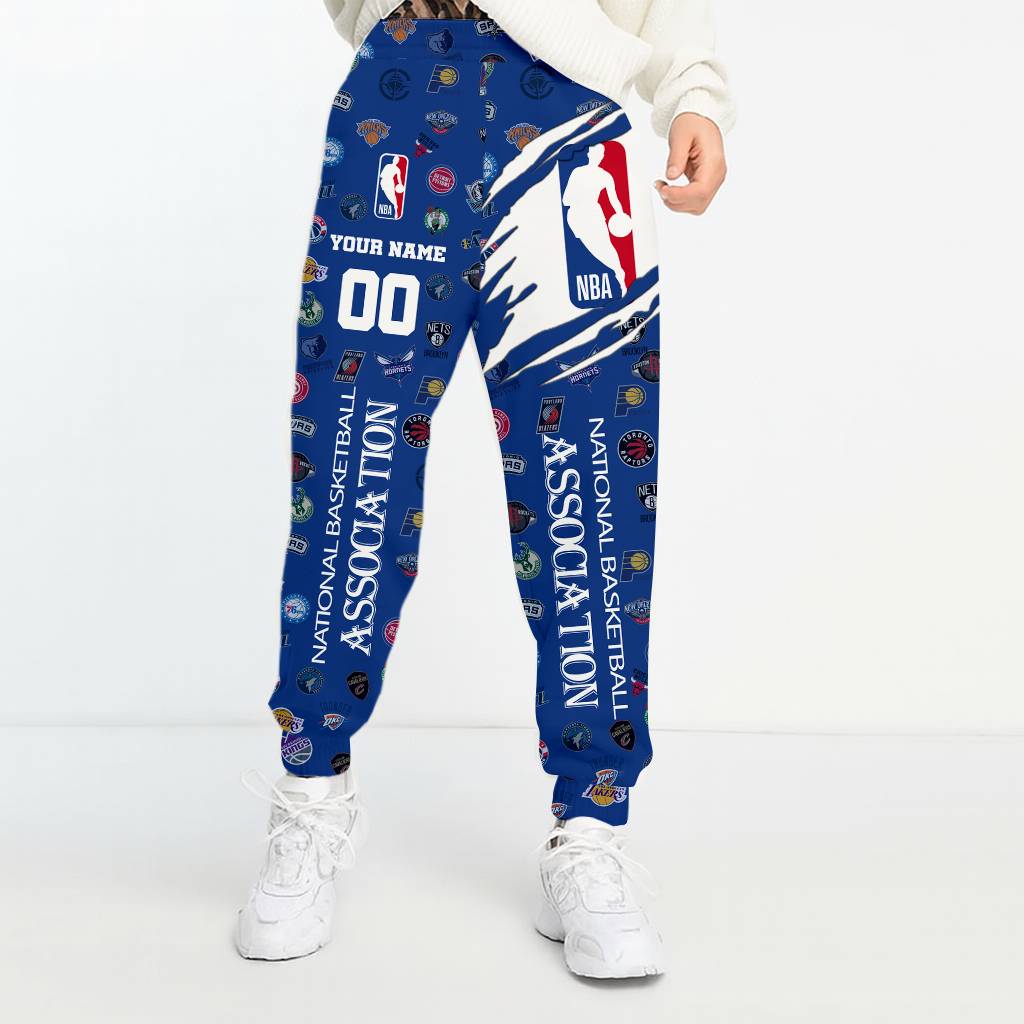 LIMITED EDITION - NEW CUSTOMIZED NBA32 NBA ALL TEAMS UNISEX LONG PANTS