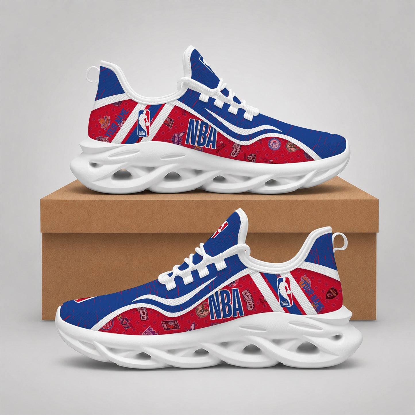 LIMITED EDITION - NEW CUSTOMIZED NBA32 BKA NBA ALL TEAMS MAX SOUL SHOES