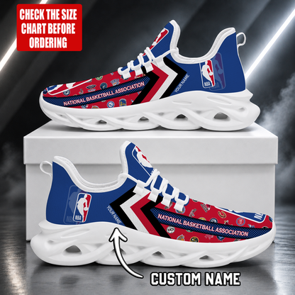 FINAL SALE - NEW CUSTOMIZED NBA32 NBA ALL TEAMS MAX SOUL SHOES