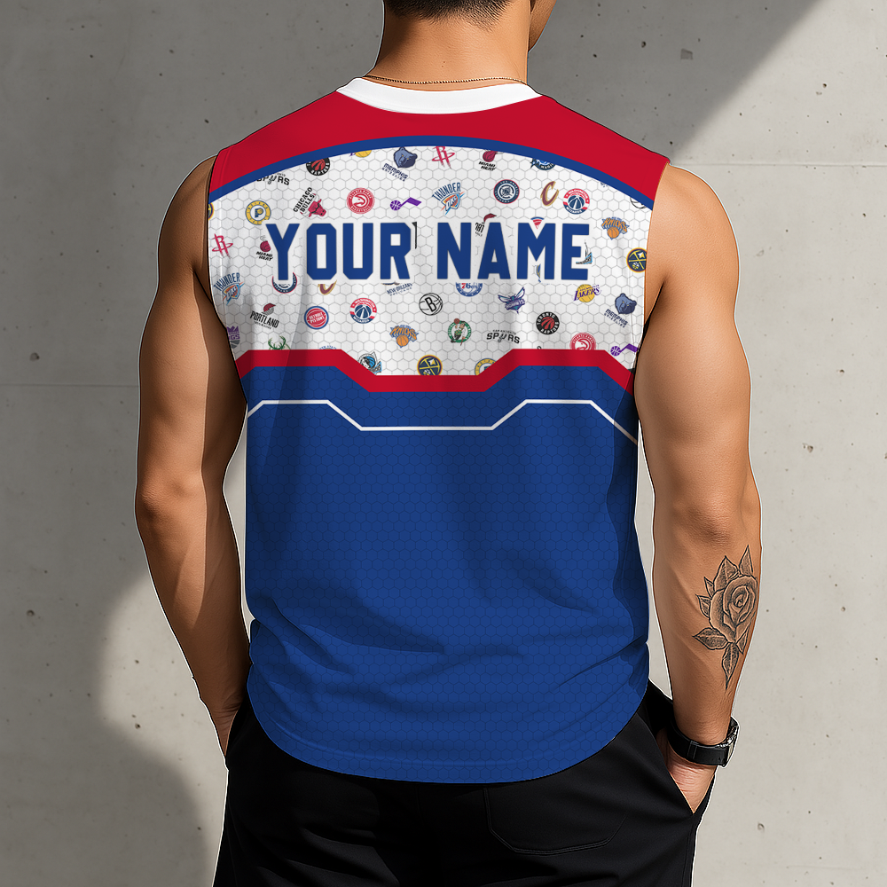 LIMITED EDITION - NEW CUSTOMIZED NBA32 NBA ALL TEAMS MEN'S TANK TOP