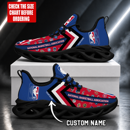 FINAL SALE - NEW CUSTOMIZED NBA32 NBA ALL TEAMS MAX SOUL SHOES