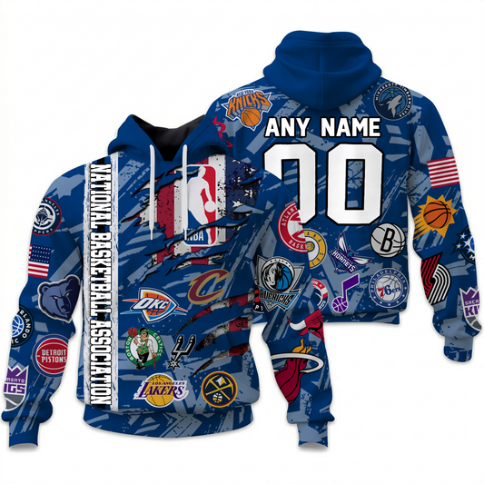 LIMITED EDITION - NEW CUSTOMIZED NBA32 NBA ALL TEAMS UNISEX T-SHIRT, POLO, HOODIE & JACKETS