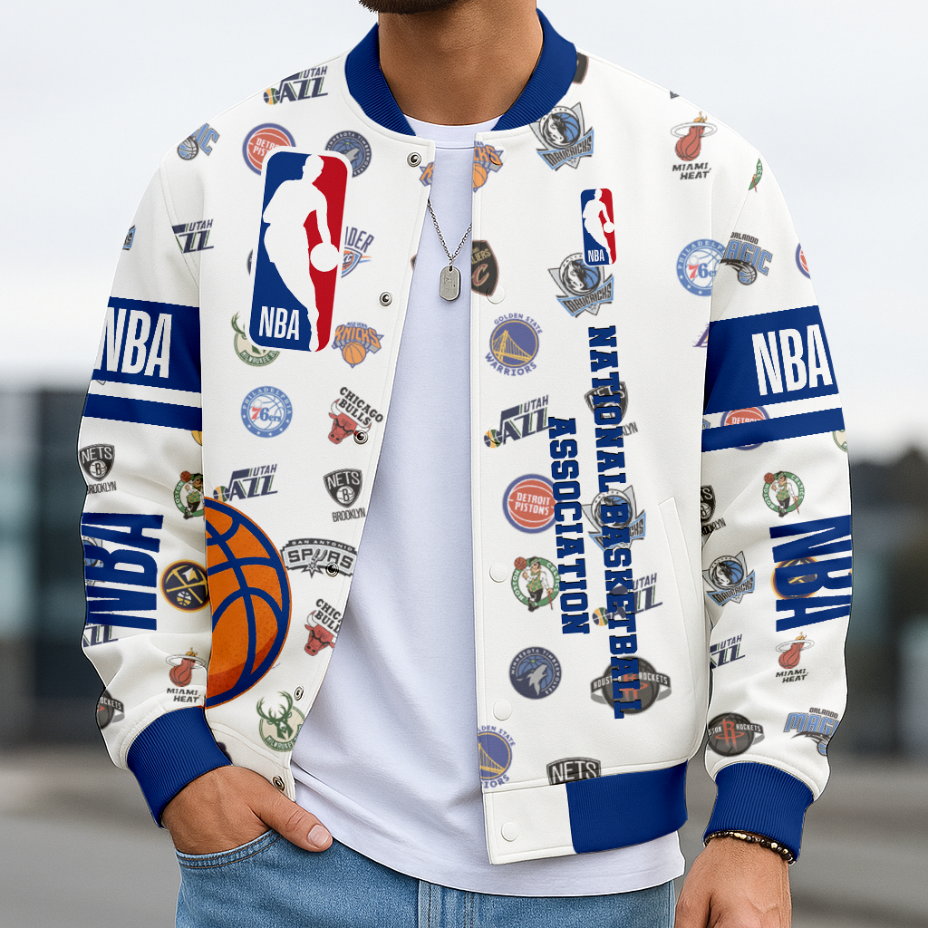 LIMITED EDITION - NEW CUSTOMIZED NBA32 NBA ALL TEAMS BASEBALL JACKET