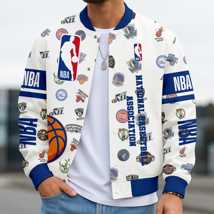 LIMITED EDITION - NEW CUSTOMIZED NBA32 NBA ALL TEAMS BASEBALL JACKET