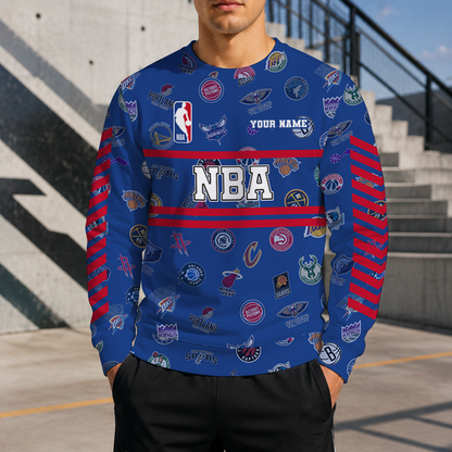 LIMITED EDITION - NEW CUSTOMIZED NBA32 BKA NBA ALL TEAMS UNISEX SWEATSHIRT