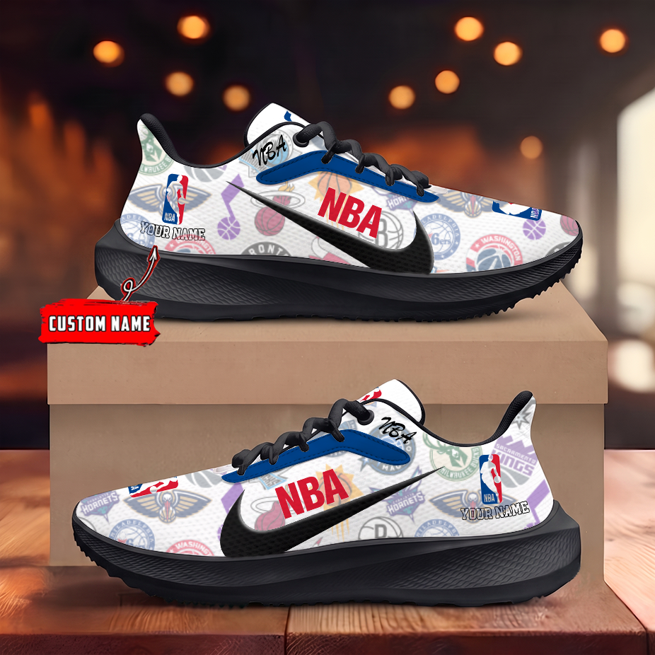 [HOT DEAL] NEW CUSTOMIZED NBA32 NBA ALL TEAMS ROAD RUNNING SHOES