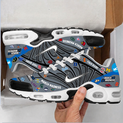 LIMITED EDITION - NEW CUSTOMIZED NCAA32 MAM ALL TEAMS UNISEX AIR MAX PLUS SNEAKERS