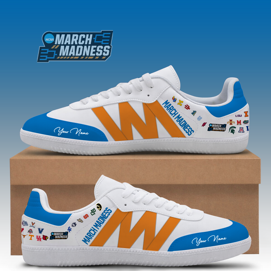[FAN FAVORITE] NEW CUSTOMIZED NCAA MAM32 BKM ALL TEAMS CLASSIC SNEAKERS