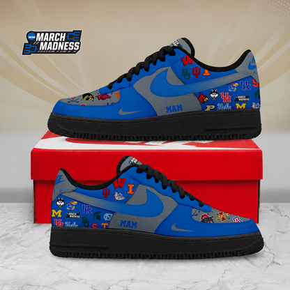 SPECIAL EDITION - NEW CUSTOMIZED NCAA MAM32 MAM ALL TEAMS AF1 SHOES