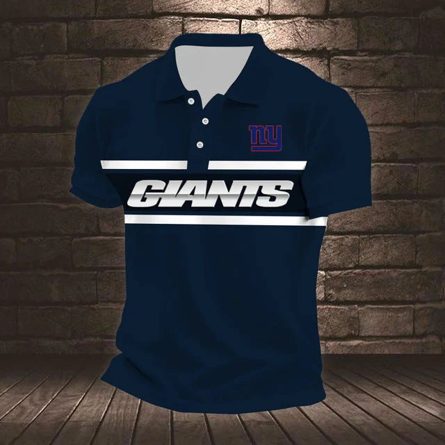ELITE EDITION - NEW CUSTOMIZED NFL32 NYG NEW YORK GIANTS POLO SHIRT, ZIP POLO SHIRT & T-SHIRTS