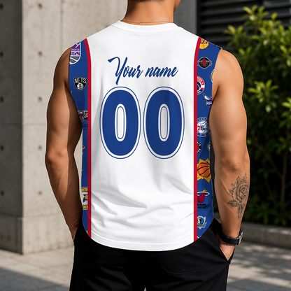 [HOT DEAL] NEW CUSTOMIZED NBA32 BKA NBA ALL TEAMS TANK TOP