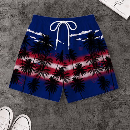 LIMITED EDITION - NEW CUSTOMIZED NFL32 NYG NEW YORK GIANTS SHORT PANTS
