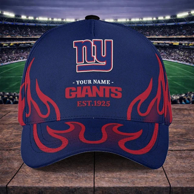 EXCLUSIVE EDITION - NEW CUSTOMIZED NFL32 NYG NEW YORK GIANTS CLASSIC CAP
