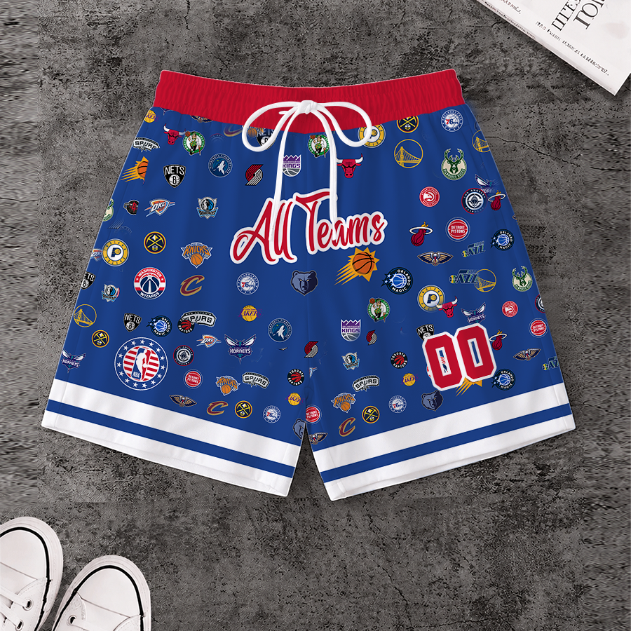 LIMITED EDITION - NEW CUSTOMIZED NBA32 NBA ALL TEAMS SHORT PANTS