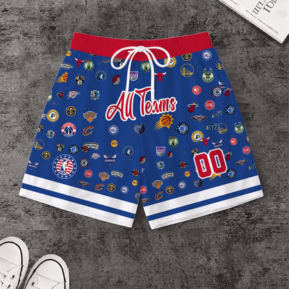 LIMITED EDITION - NEW CUSTOMIZED NBA32 NBA ALL TEAMS SHORT PANTS