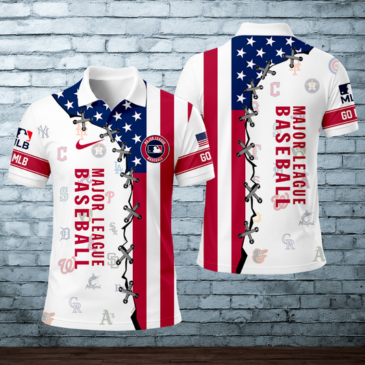 LIMITED EDITION - NEW CUSTOMIZED MLB32 ALL TEAMS POLO SHIRT