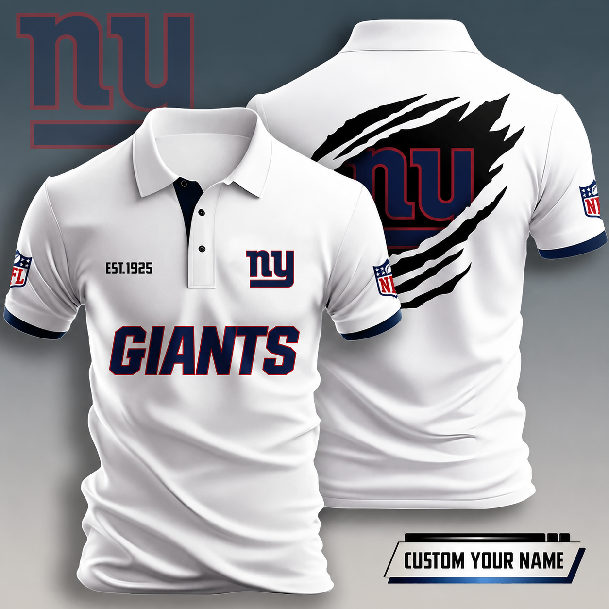 SPECIAL EDITION - NEW CUSTOMIZED NFL32 NYG NEW YORK GIANTS T-SHIRT, POLO SHIRT, ZIP POLO SHIRT, HOODIE, ZIP HOODIE & SWEATSHIRT
