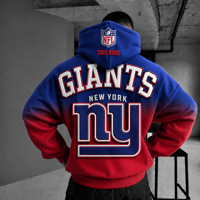 EXCLUSIVE EDITION - NEW CUSTOMIZED NFL32 NYG NEW YORK GIANTS HOODIE, ZIP HOODIE, POLO SHIRT, ZIP POLO SHIRT, T-SHIRT & SWEATSHIRT