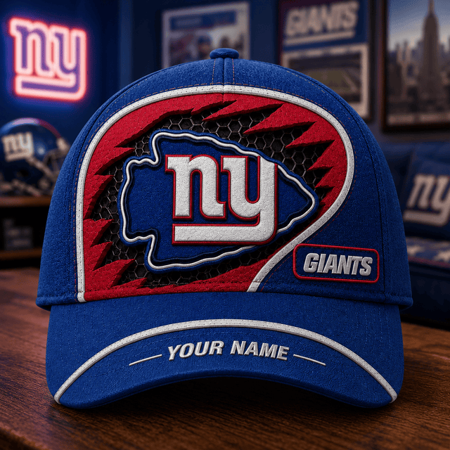 SPECIAL EDITION - NEW CUSTOMIZED NFL32 NYG NEW YORK GIANTS CLASSIC CAP