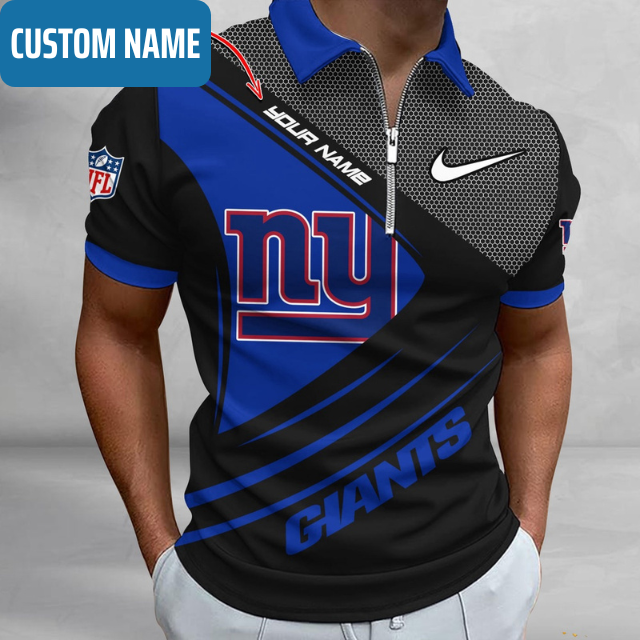 VIRAL EDITION - NEW CUSTOMIZED NFL32 NYG NEW YORK GIANTS POLO SHIRT, ZIP POLO SHIRT & T-SHIRTS