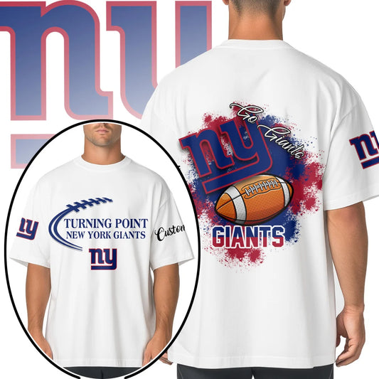 VIRAL EDITION - NEW CUSTOMIZED NFL32 NYG NEW YORK GIANTS POLO SHIRT, ZIP POLO SHIRT & T-SHIRTS
