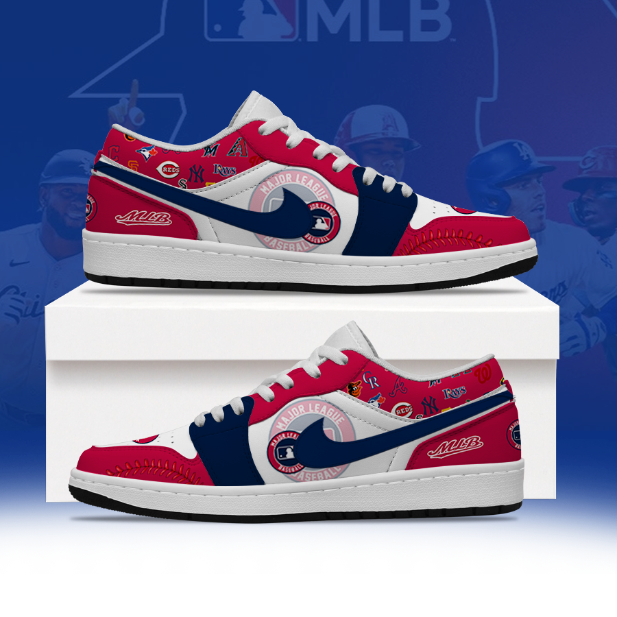 LIMITED EDITION - NEW CUSTOMIZED MLB32 ALL TEAMS AIR JORDAN LOW SHOES