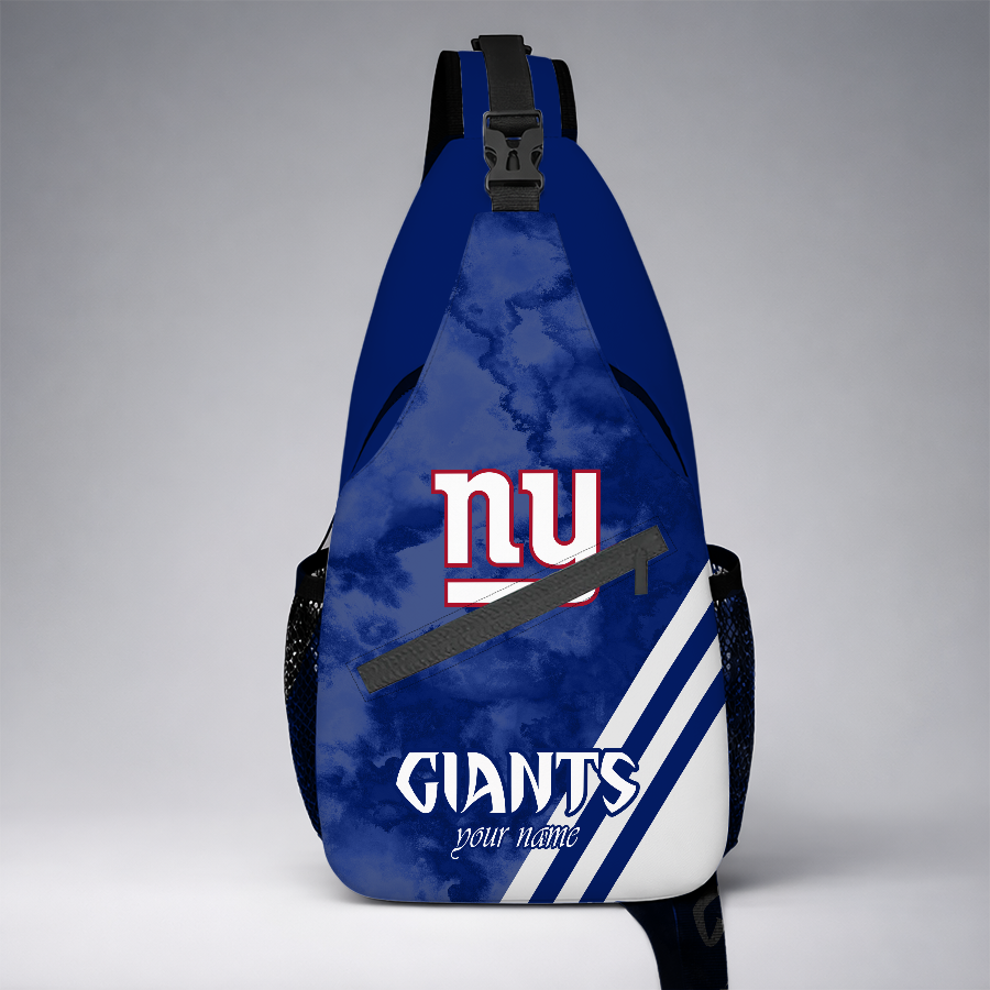 [SPECIAL OFFER] NEW CUSTOMIZED NFL32 NYG NEW YORK GIANTS SLING BAG