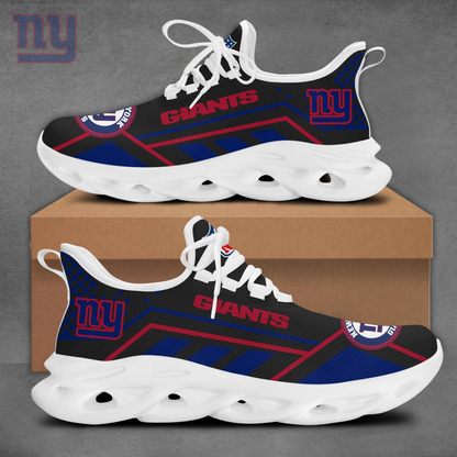 SPECIAL EDITION - NEW CUSTOMIZED NFL32 NYG NEW YORK GIANTS MAX SOUL SHOES