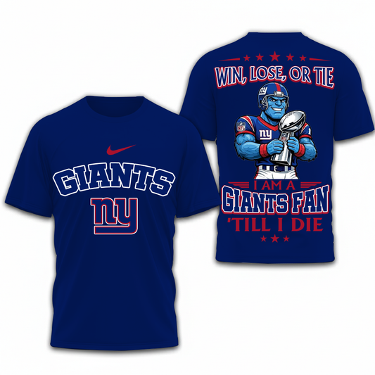 LIMITED EDITION - NEW CUSTOMIZED NFL32 NYG NEW YORK GIANTS UNISEX T-SHIRT, POLO, HOODIE & JACKETS