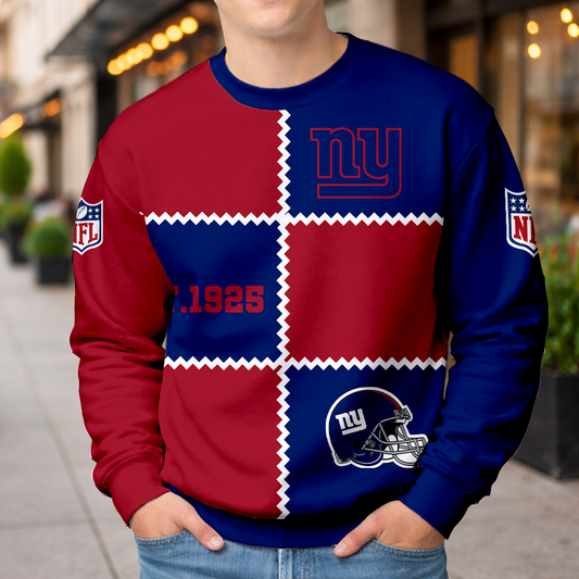 LIMITED EDITION - NEW CUSTOMIZED NFL32 NYG NEW YORK GIANTS UNISEX T-SHIRT, POLO, HOODIE & JACKETS