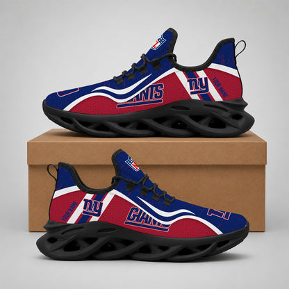 SPECIAL EDITION - NEW CUSTOMIZED NFL32 NYG NEW YORK GIANTS MAX SOUL SHOES
