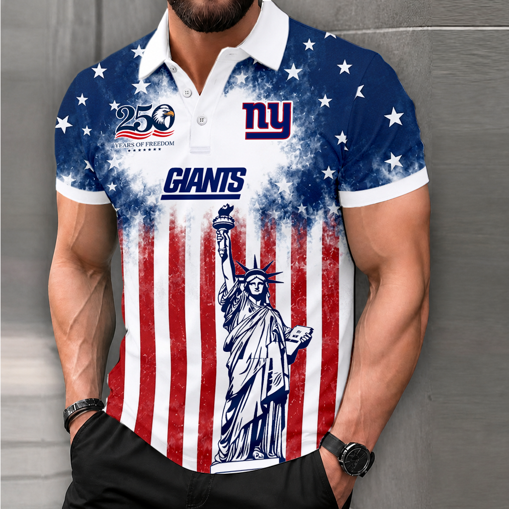 LIMITED EDITION - NEW CUSTOMIZED NFL32 NYG NEW YORK GIANTS POLO SHIRT, ZIP POLO SHIRT & T-SHIRTS