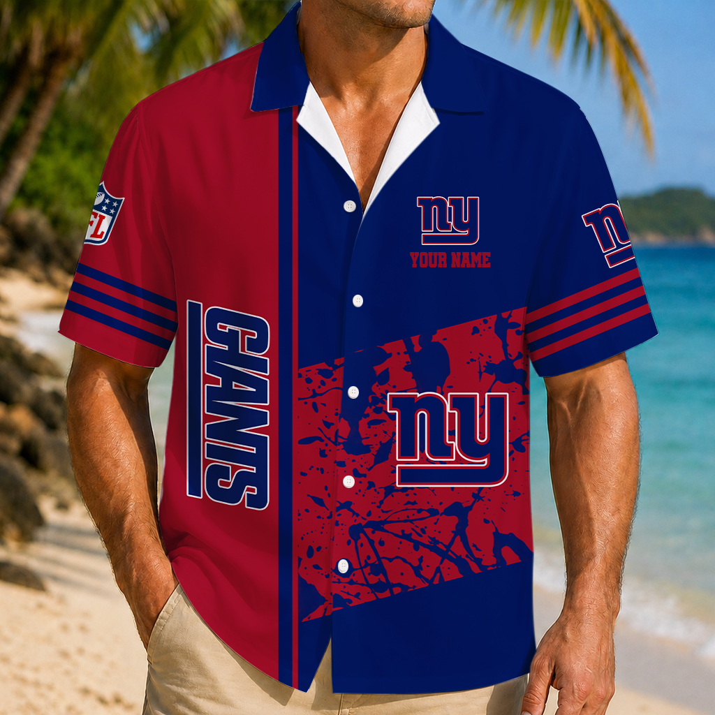 LIMITED EDITION - NEW CUSTOMIZED NFL32 NYG NEW YORK GIANTS UNISEX HAWAIIAN SHIRT