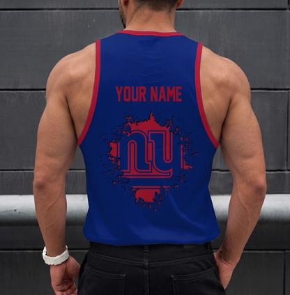 SPECIAL EDITION - NEW CUSTOMIZED NFL32 NYG NEW YORK GIANTS UNISEX TANK TOP