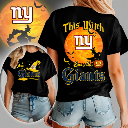 [SPECIAL OFFER] NEW CUSTOMIZED NFL32 NYG NEW YORK GIANTS  HALLOWEEN T-SHIRT, HOODIE & ZIP HOODIE