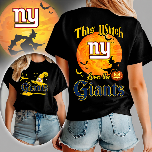 [SPECIAL OFFER] NEW CUSTOMIZED NFL32 NYG NEW YORK GIANTS  HALLOWEEN T-SHIRT, HOODIE & ZIP HOODIE