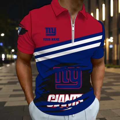 LIMITED EDITION - NEW CUSTOMIZED NFL32 NYG NEW YORK GIANTS T-SHIRT, POLO SHIRT, ZIP POLO SHIRT, SWEATSHIRT, HOODIE & ZIP HOODIE