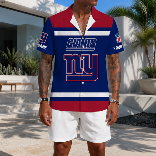 EXCLUSIVE EDITION - NEW CUSTOMIZED NFL32 NYG NEW YORK GIANTS UNISEX HAWAIIAN SHIRT